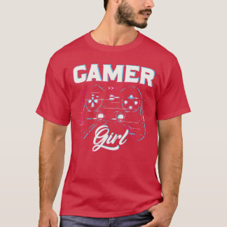 ゲーマーガールゲーミングフレンド Tシャツ