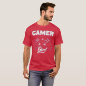 ゲーマーガールゲーミングフレンド Tシャツ (正面フル)