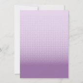 ゲーマーガールパープルコントローラー11誕生日 招待状 (裏面)