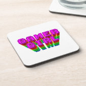 ゲーマーガール文字 コースター (左側)