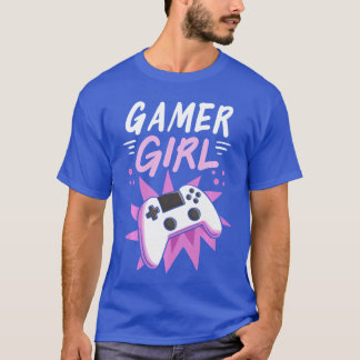 ゲーマーガール ゲーム配信 ビデオゲーム ギフト フレン Tシャツ