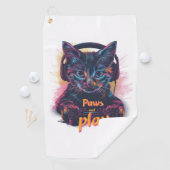 ゲーマーキャットレベルアップ ゴルフタオル (インサイチュ)