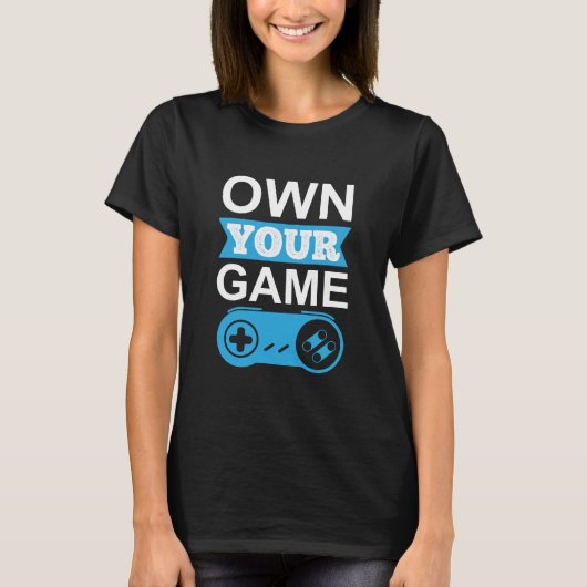 ゲーマーギフトがゲームを所有 Tシャツ (正面)