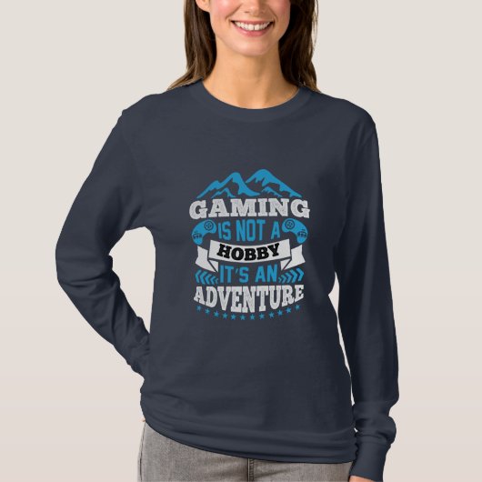 ゲーマーギフトゲームは趣味ではない Tシャツ (正面)