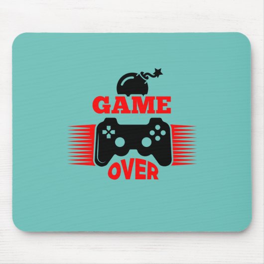 ゲーマーギフトゲームオーバー マウスパッド (正面)
