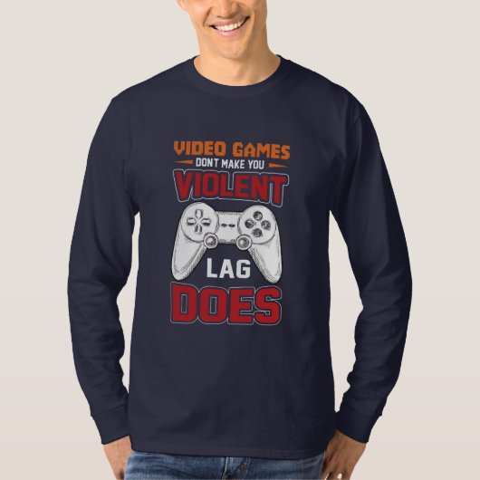 ゲーマーギフトビデオゲームの遅れ Tシャツ (正面)