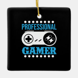 ゲーマーギフトプロフェッショナルゲーマー セラミックオーナメント