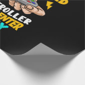 ゲーマーギフト私は私のコントローラーを置くことを余儀なくされた ラッピングペーパー (角)