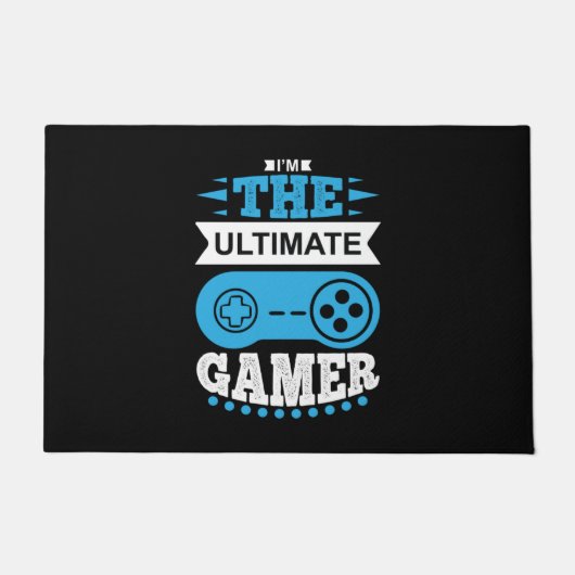 ゲーマーギフト私は究極のゲーマー ドアマット (正面)