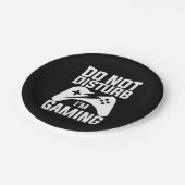ゲーマーギフト |ゲーム中の邪魔をしない ペーパープレート (アングル)