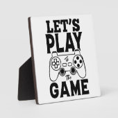 ゲーマーギフト – ゲーム遊をしよう フォトプラーク (正面)