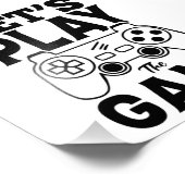 ゲーマーギフト – ゲーム遊をしよう フォトプリント (角)