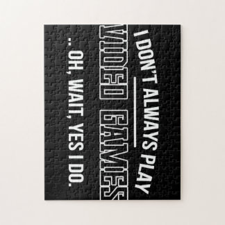 ゲーマーギフト |私は常にビデオゲー遊ムを行わない ジグソーパズル