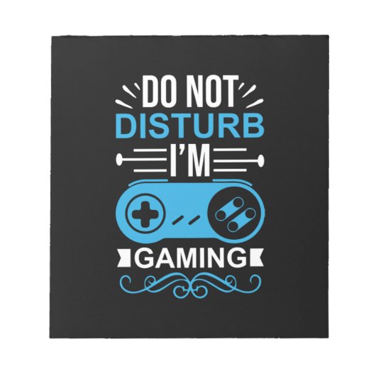 ゲーマーギフトI Am Gaming ノートパッド (正面)