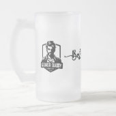 ゲーマーギークパパハッピーファーザーズデイ | フロストグラスビールジョッキ (左)