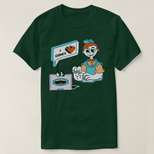 ゲーマーギーク Tシャツ (デザイン正面)