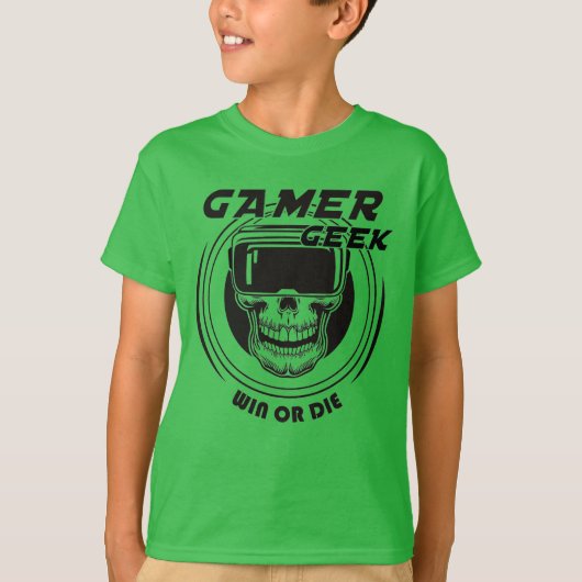 ゲーマーギークTシャツ Tシャツ (正面)