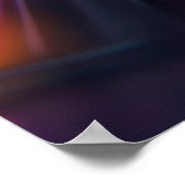 ゲーマークールキャット喫煙おもしろい ポスター (角)