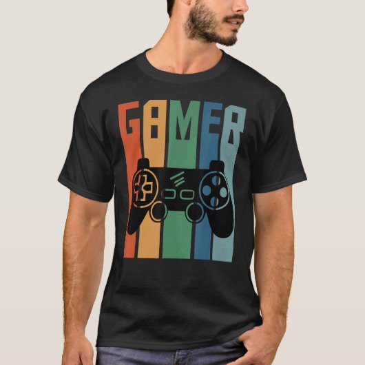 ゲーマーグラフィックゲームプレーヤーゲーマーPc Co Tシャツ (正面)