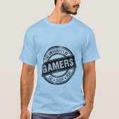 ゲーマーグランジズ大学ゲーミングTシャツ Tシャツ (正面)