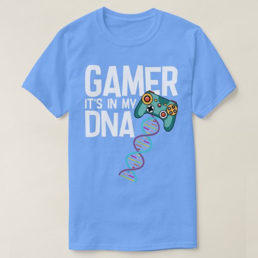 ゲーマーゲーマー私のDNA1 Tシャツ (デザイン正面)