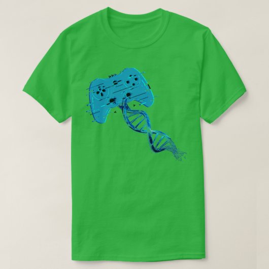 ゲーマーゲーマーDNA Tシャツ (デザイン正面)
