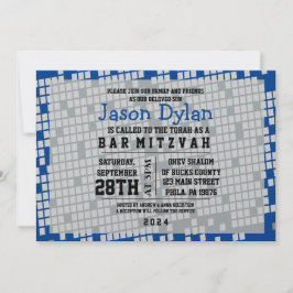 ゲーマーゲーミングデジタルバーバルミツワー招待状 招待状