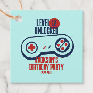 ゲーマーゲーミングレベルのロック解除されたビデオゲーム誕生日 フェイバータグ