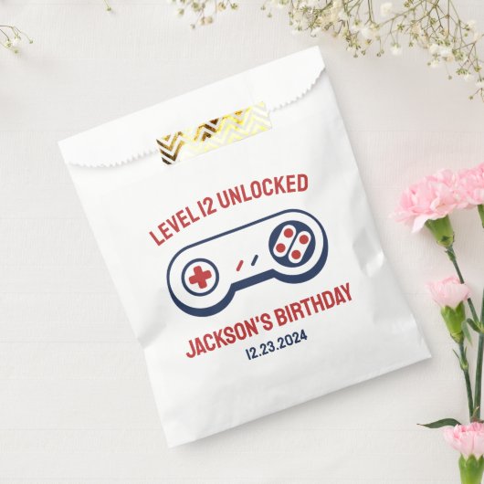 ゲーマーゲーミングレベルのロック解除されたビデオゲーム誕生日 フェイバーバッグ (封をした状態)