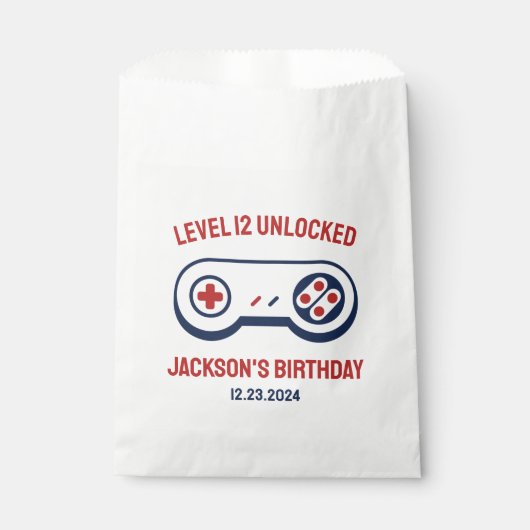 ゲーマーゲーミングレベルのロック解除されたビデオゲーム誕生日 フェイバーバッグ (正面)