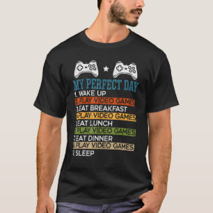 ゲーマーゲームに最適な日ビデオゲーム Tシャツ