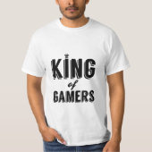 ゲーマーゲームのキングギークTシャツ Tシャツ (正面)