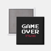 ゲーマーゲームオーバー マグネット (正面/裏面)