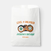 ゲーマーゲームレベルのロック解除された少年の誕生日パーティー フェイバーバッグ (正面)