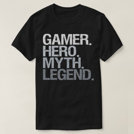 ゲーマーゲーム Tシャツ (デザイン正面)