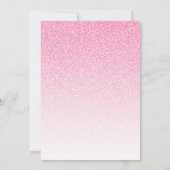 ゲーマーコントローガーリーラーピンクグリッター13誕生日 招待状 (裏面)