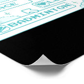 ゲーマーコンピュータギークPcおたくクールピース愛Badmin ポスター (角)