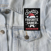 ゲーマーサンタの推しゲーマー クリスマスのプレゼント 缶バッジ (インサイチュ)