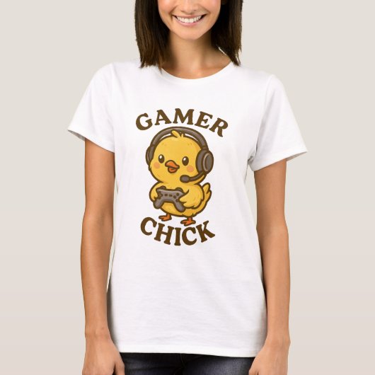 ゲーマーシック – かわいいおもしろいゲームギフト Tシャツ (正面)