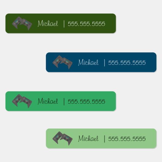 ゲーマースクールクラスのランチネーム番号ラベル ラベル (グループ)