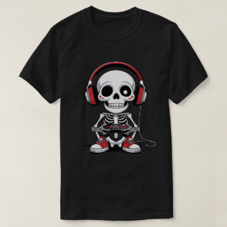 ゲーマースケルトン – 面白いハロウィーンゲーム Tシャツ