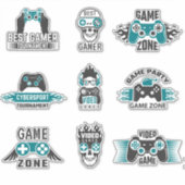 ゲーマーステッカー シール (正面)