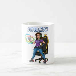 ゲーマースーパーママ ゲームコントローラー カートゥーン コーヒーマグカップ