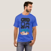 ゲーマーズクラブ ゲームプレイヤー ゲーマー ゲーム ギフト r tシャツ (正面フル)