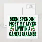 ゲーマーズパラダイス ポストカード (正面/裏面)