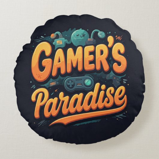 ゲーマーズパラダイス ラウンドクッション (正面)