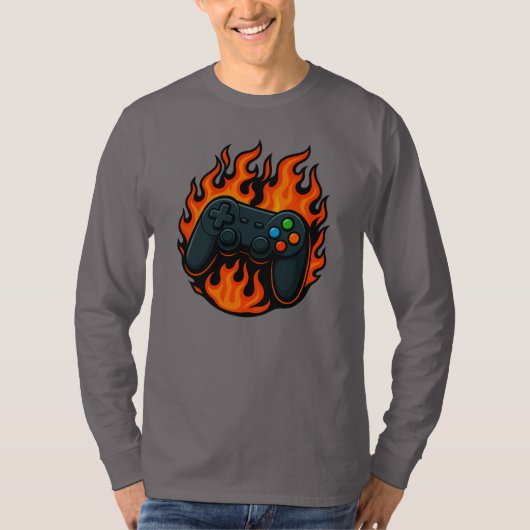 ゲーマーズ コンソール ロングスリーブTシャツ Tシャツ (正面)