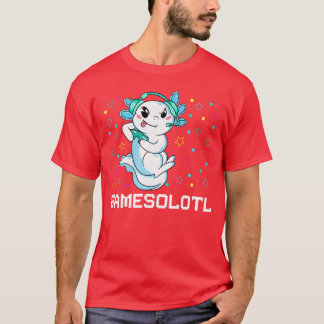 ゲーマーソロトルのあおめのあおとり ゲーム 友達 フレンド Tシャツ