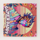 ゲーマーダディーハッピーファーザーズデイ | ジグソーパズル (横)