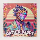 ゲーマーダディーハッピーファーザーズデイ | ジグソーパズル (縦)